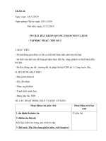 giáo án âm nhạc lớp 4 tuần 11