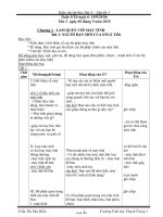 Giáo án Tin học lớp 3 – Quyển 1 - Trường Tiểu học Thạch Trung 1