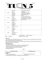 Giáo án lớp 2 - Tuần 5