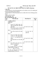 Giáo án môn Toán khối 4 - Tuần 32 - Tiết: Ôn tập về các phép tính với số tự nhiên (tiếp theo)