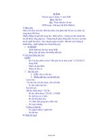 Thiết kế bài dạy các môn lớp 4 - Năm 2006 - 2007 - Tuần 9