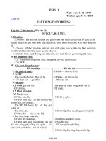 Giáo án các môn lớp 4 - Tuần dạy 11, 12