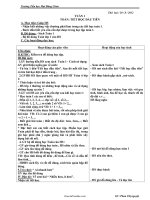 Giáo án môn Toán 1 - Tuần 1, 2, 3