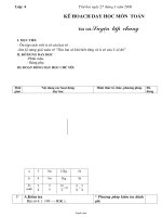 Giáo án Môn Toán 4 - Tiết 141 đến 145