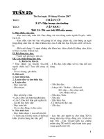 Giáo án các môn lớp 4 - Tuần 27 - Năm 2006 - 2007