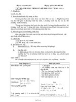 Giáo án Tự chọn 10 NC tiết 12: Phương trình và hệ phương trình (tiết 5)