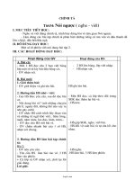 Giáo án Chính tả - Tiết 34: Nói ngược (nghe - Viết)