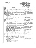 GIAO AN PHỐI HỢP TỔ CHỨC HOẠT ĐỘNG TUẦN 15 ( 5-6 T) 2017-2018