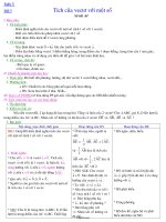 Giáo án Hình học 10 CB 4 cột tiết 7: Tích của vectơ với một số