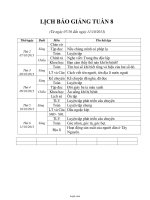 Giáo án các môn học lớp 4 - Tuần 8 (chuẩn kiến thức)