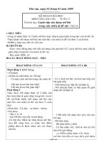 Giáo án Tập làm văn 4 tiết 34: Luyện tập xây dựng mở bài trong văn miêu tả đồ vật