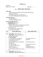 Giáo án lớp 1 môn Chính tả - Bài 5: Nhà bà ngoại