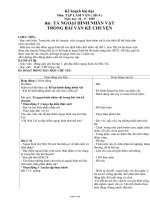 Giáo án Tập làm văn 4 tiết 4: Tả ngoại hình nhân vật trong bài văn kể chuyện