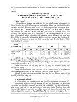Một số biện pháp làm tốt công tác chủ nhiệm lớp 4 bán trú nhằm nâng cao chất lượng học tập