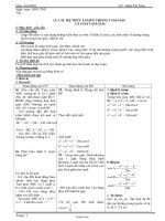 Giáo án Hình học khối 10