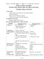 Giáo án Tăng cường môn âm nhạc - Ôn bài: Hát mừng - Tre ngà bên lăng Bác - Tập đọc nhạc bài số 6