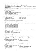 Ôn tập thi học kì II môn Tin học