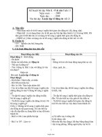 Giáo án Luyện từ và câu 4 tiết 21: Luyện tập về động từ