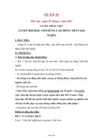 Giáo án Buổi 2 Lớp 4 - Tuần 21 - Năm học 2014-2015