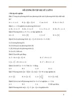 ĐỀ CƯƠNG học kỳ 2 TOÁN 8 