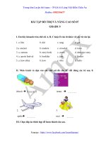 Bài tập bổ trợ và nâng cao số 07 - Bài tập Tiếng Anh 5