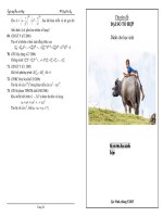 Tài liệu đại số tổ hợp dành cho lớp 11A2
