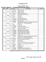 giáo án tuần 29 giáo án tuần 29