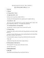 KẾ HOẠCH bài dạy LỊCH sử địa lý MODUL 3 