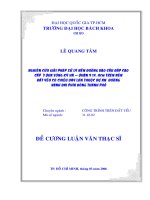 Nghiên cứu giải pháp xử lý nền đường vào cầu đắp cao cấp 3 qua sông kỳ hà – quận 2 trên nền đất yếu có chiều dày lớn thuộc dự án đường vành đai phía thành phố hồ chí minh 