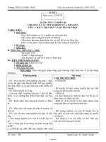 Giáo án Sinh học 9 năm học 2010 - 2011 - Trường THCS Lê Đình Chinh