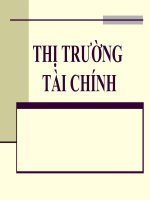 THỊ TRƯỜNG tài CHÍNH (tài CHÍNH TIỀN tệ SLIDE) (chữ biến dạng do slide dùng font VNI times, tải về xem bình thường) 