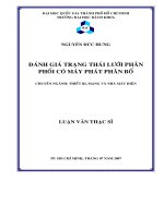 Đánh giá trạng thái lưới phân phối có máy phát phân bố 