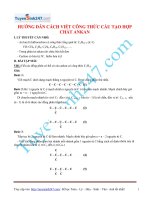 PP viết CTCT của ankan