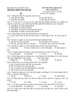Đề thi giữa học kì 1 môn GDCD lớp 12 có đáp án - THPT Nguyễn Du