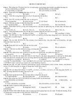 7 đề thi thử lí thuyết thpt quốc gia môn hóa 2020 có đáp án
