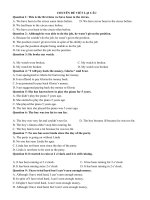 CHUYÊN ĐỀ VIẾT LẠI CÂU TIẾNG ANH ÔN THI VÀO LỚP 10