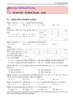 Đề kiểm tra học kỳ 1 môn Toán khối 12 – năm học 2018-2019 – SGD Bình Phước