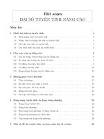 Đại số tuyến tính nâng cao