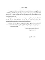 (Luận văn thạc sĩ file word) Một số giải pháp hoàn thiện công tác quản lý thi công công trình tại ban quản lý dự án hạ tầng Tây Hồ Tây