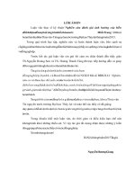 (Luận văn thạc sĩ file word) Nghiên cứu đánh giá ảnh hưởng của biến đổi khí hậu đến một số công trình hồ chứa khu vực miền Trung