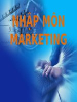 NHẬP môn MARKETING (NGUYÊN lý MARKETING SLIDE) 