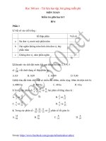 Đề 6 - Kiểm tra giữa kỳ I Toán 5 - Bộ đề thi hay chọn lọc