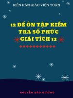 Tuyển tập đề ôn tập số phức
