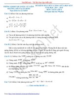 Đề kiểm tra chất lượng toán 8 giữa kì 2 - THCS Xuân Đỉnh