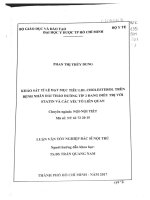 Khảo sát tỉ lệ đạt mục tiêu ldl cholesterol trên bệnh nhân đái tháo đường típ 2 đang điều trị với statin và các yếu tố liên quan 