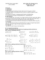 ĐỀ CƯƠNG TOÁN 9 kì 2 LONG BIÊN 