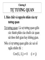 TỰ TƯƠNG QUAN (KINH tế LƯỢNG SLIDE) 