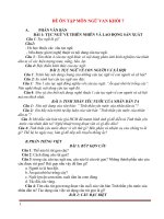 Câu hỏi ôn tập môn Ngữ Văn khối 7