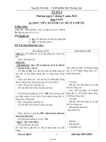 Giáo án Lớp 3 Tuần 1 đến 8 - Nguyễn Tiến Đạt - Trường tiểu học Thượng Lâm