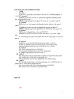 Câu hỏi và đáp án môn CÁC NGHÀNH CÔNG NGHIỆP VĂN HÓA